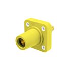 Techspan KL-400SFY 400A Yellow Stud Style Female Receptacle