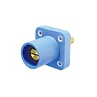 Techspan KL-400SMB 400A Blue Stud Style Male Receptacle