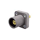 Techspan KL-400SMGY 400A Grey Stud Style Male Receptacle