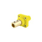 Techspan KL-400SSFY 400A Yellow Set Screw Female Receptacle