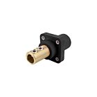 Techspan KL-400SSMBK 400A Black Set Screw Male Receptacle