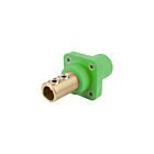 Techspan KL-400SSMG 400A Green Set Screw Male Receptacle