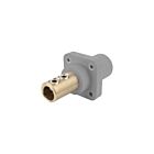 Techspan KL-400SSMGY 400A Grey Set Screw Male Receptacle