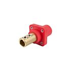 Techspan KL-400SSMR 400A Red Set Screw Male Receptacle