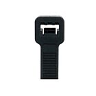 Techspan L-241200L UV Black Cable Tie (Pack of 50)