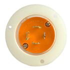 Techspan L14-20MI 20A Orange Twisting Flanged Inlet
