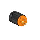 Techspan L14-20P 20A Orange Twisting Male Plug