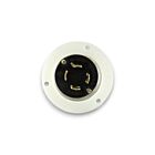 Techspan L17-30MI 30A Black Twisting Flanged Inlet