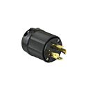 Techspan L17-30P 30A Black Twisting Male Plug