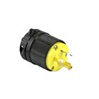 Techspan L5-20P 20A Yellow Twisting Male Plug