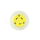 Techspan L5-30FO 30A Yellow Twisting Flanged Outlet