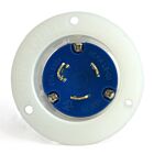 Techspan L6-20MI 20A Blue Twisting Flanged Inlet