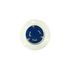Techspan L6-30MI 30A Blue Twisting Flanged Inlet