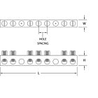 Techspan NC428 Copper Neutral Bar