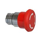 Techspan PB-BS54 10A Red Mushroom Head Push Button Turn To Release 40mm