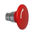 Techspan PB-BS64 10A Red Mushroom Head Push Button Turn To Release 60mm
