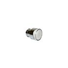Techspan PB-BW31 10A White Flush Push Button Spring Return for Incandescent Bulbs