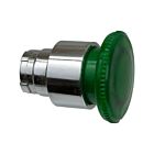 Techspan PB-BW43 10A Green Illuminated Mushroom Head 40Mm