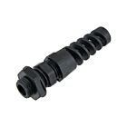 Techspan RFC09AA Black Nylon Cord Grips with Strain Relief