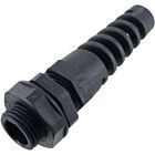 Techspan RFC09AR Black Nylon Cord Grips with Strain Relief