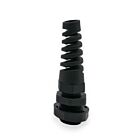 Techspan RFC09NA Black 3/8" Npt Nylon Cord Grips with Strain Relief