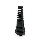 Techspan RFC09NR Black 3/8" Npt Nylon Cord Grips with Strain Relief