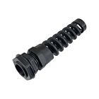 Techspan RFC13AA Black Nylon Cord Grips with Strain Relief