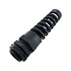 Techspan RFC21AA Black Nylon Cord Grips with Strain Relief
