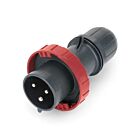 Techspan SCA320P7W 20A Red Pin and Sleeve Plug