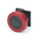 Techspan SCA320R7W 20A 480V Red Pin and Sleeve Receptacle