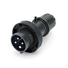 Techspan SCA420P5W 20A Black Pin and Sleeve Plug