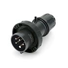Techspan SCA520P5W 20A Black Pin and Sleeve Plug