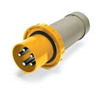 Techspan SCM3100P4W 100A Yellow Pin and Sleeve Plug