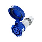 Techspan SCM330C6W 30A Blue Pin and Sleeve Connector