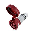 Techspan SCM330C7W 30A Red Pin and Sleeve Connector