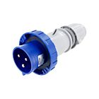 Techspan SCM330P6W 30A Blue Pin and Sleeve Plug