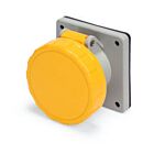 Techspan SCM330R4W 30A 125V Yellow Pin and Sleeve Receptacle