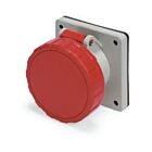 Techspan SCM330R7S 30A 480V Red Pin and Sleeve Receptacle