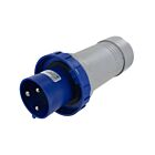 Techspan SCM360P3W 60A Blue Pin and Sleeve Plug
