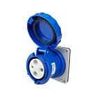 Techspan SCM360R3W 60A 250V Blue Pin and Sleeve Receptacle