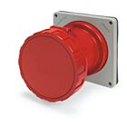 Techspan SCM360R7W 60A 480V Red Pin and Sleeve Receptacle