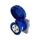 Techspan SCM4100R9W 100A 250V Blue Pin and Sleeve Receptacle