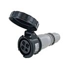 Techspan SCM420C5W 20A Black Pin and Sleeve Connector