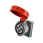 Techspan SCM420R12W 20A 125V/250V Orange Pin and Sleeve Receptacle