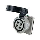 Techspan SCM420R5W 20A 600V Black Pin and Sleeve Receptacle