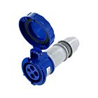 Techspan SCM430C9W 30A Blue Pin and Sleeve Connector