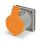 Techspan SCM430R12S 30A 125V/250V Orange Pin and Sleeve Receptacle