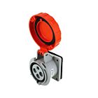 Techspan SCM430R12W 30A 125V/250V Orange Pin and Sleeve Receptacle