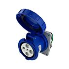 Techspan SCM460R9W 60A 250V Blue Pin and Sleeve Receptacle