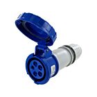 Techspan SCM520C9W 20A Blue Pin and Sleeve Connector